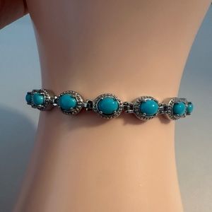 Sleeping Beauty Turquoise
Pure Stainless Steel Bracelet
